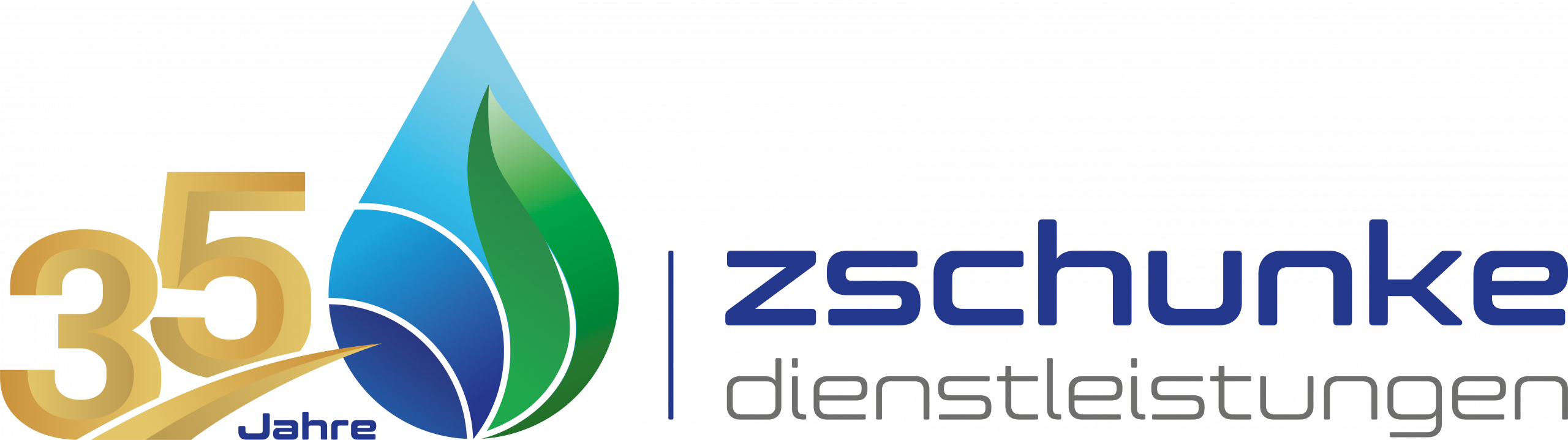 logo der firma zschunke gmbh zum 35 jährigen bestehen