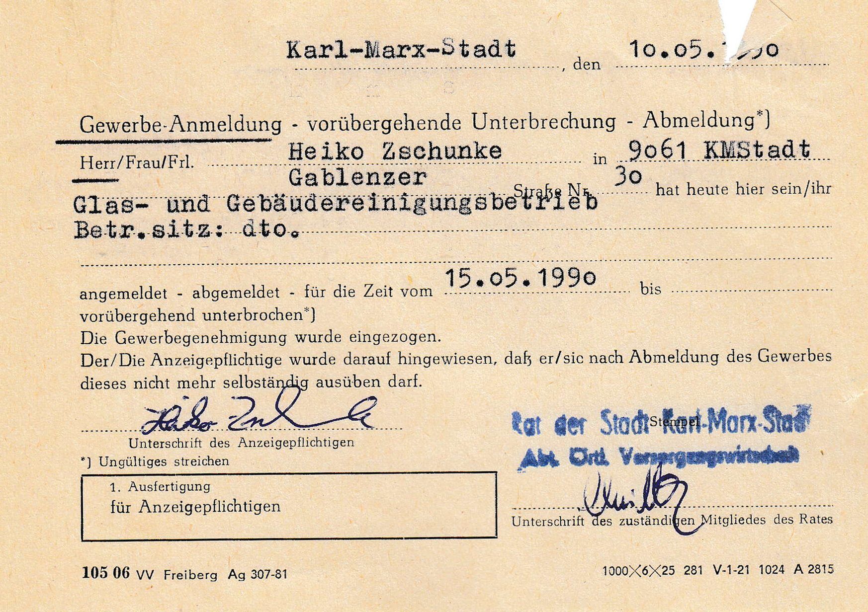 Mai 1990